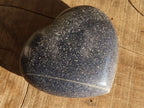 Polished Blue Lazulite Hearts  x 6 From Madagascar - Toprock Gemstones and Minerals 