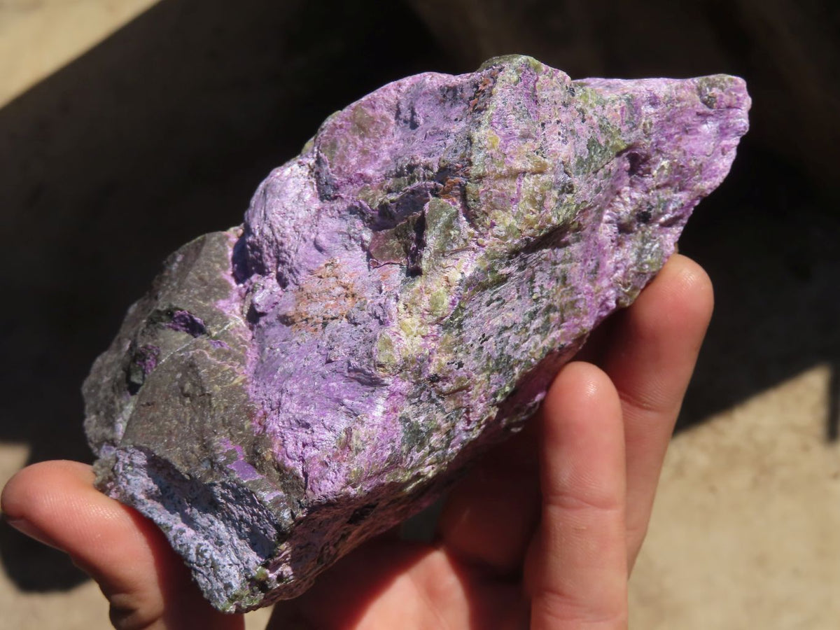 Natural Rough Stichtite & Serpentine Specimens x 3 From Barberton, South Africa - Toprock Gemstones and Minerals 