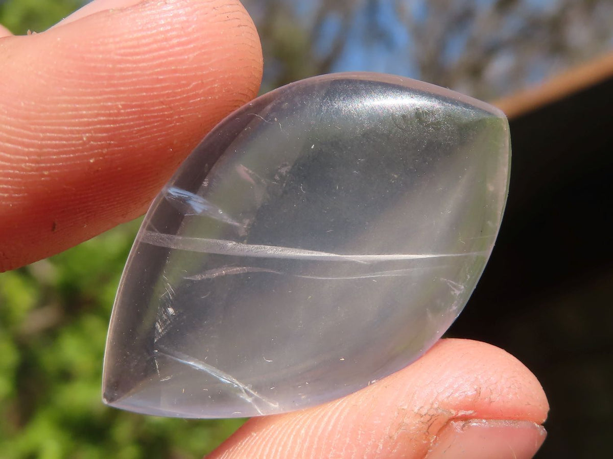 Polished Clear Rock Crystal Angel Tears x 35 From Madagascar - Toprock Gemstones and Minerals 