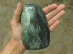 Polished Emerald Fuchsite Quartz Standing Free Forms x 2 From Andakatani, Madagascar - TopRock