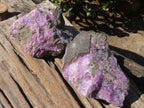 Natural Rough Stichtite & Serpentine Specimens x 3 From Barberton, South Africa - Toprock Gemstones and Minerals 