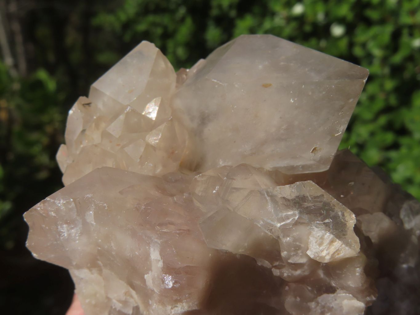 Natural Smokey Phantom Quartz Clusters & Crystals  x 7 From Luena, Congo - TopRock