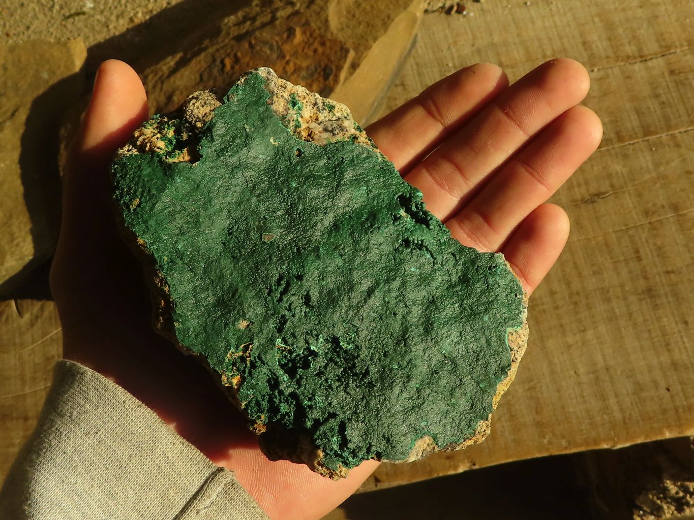 Natural Micro Botryoidal Crystalline Malachite Specimens  x 4 From Congo - Toprock Gemstones and Minerals 