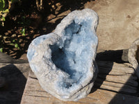 Natural Blue Celestite Geode Specimen  x 1 From Sakoany, Madagascar - Toprock Gemstones and Minerals 