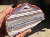 Polished River Agate Nodules  x 2 From Sashe River, Zimbabwe - Toprock Gemstones and Minerals 