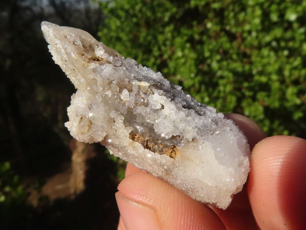 Natural Drusy Quartz Coated Calcite Crystals  x 35 From Alberts Mountain, Lesotho - Toprock Gemstones and Minerals 
