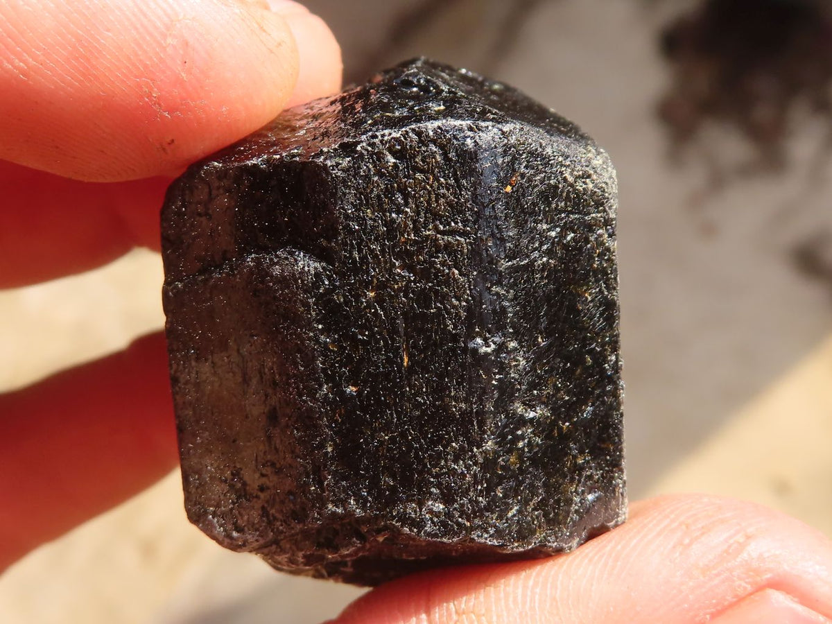 Natural Rough Alluvial Schorl Black Tourmaline Crystals x 2 Kg Lot From Zimbabwe - Toprock Gemstones and Minerals 