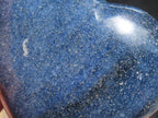 Polished Blue Lazulite Gemstone Hearts  x 4 From Madagascar - Toprock Gemstones and Minerals 