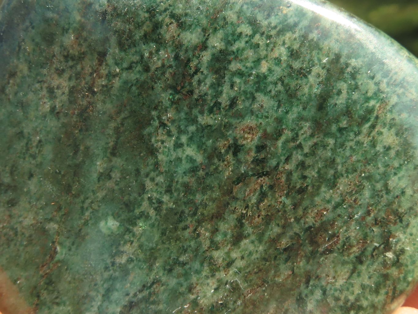 Polished Fluorescent Ruby Corundum In Chrome Verdite Free Forms x 6 From Zimbabwe - TopRock