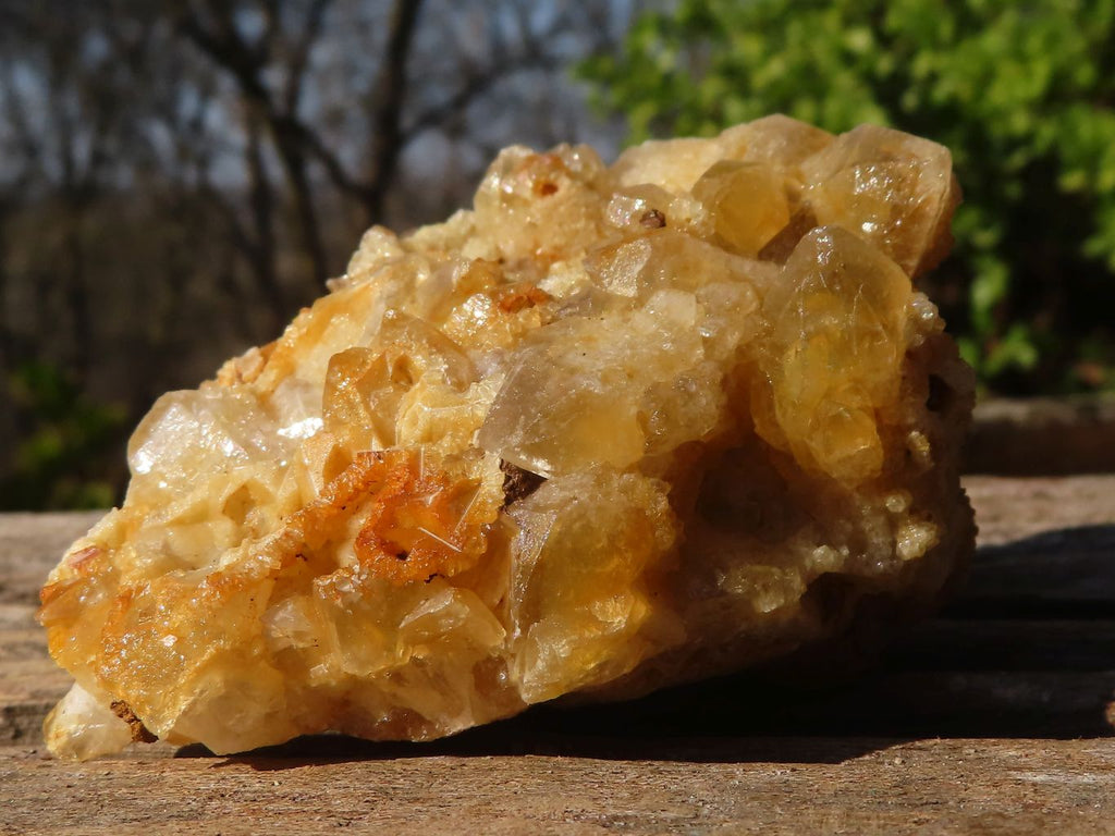 Natural Limonite Quartz Clusters x 6 From Solwezi, Zambia - Toprock Gemstones and Minerals 