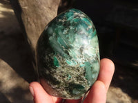 Polished Rare Emerald In Matrix Standing Free Forms  x 3 From Sandawana, Zimbabwe - Toprock Gemstones and Minerals 