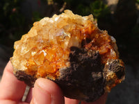 Natural Limonite Quartz Clusters x 6 From Solwezi, Zambia - Toprock Gemstones and Minerals 