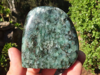 Polished Rare Emerald In Matrix Standing Free Forms  x 3 From Sandawana, Zimbabwe - Toprock Gemstones and Minerals 