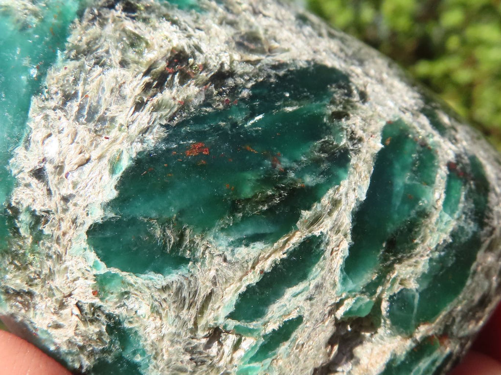 Polished Rare Emerald In Matrix Standing Free Forms  x 3 From Sandawana, Zimbabwe - Toprock Gemstones and Minerals 