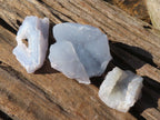 Natural Etched Blue Chalcedony Specimens  x 35 From Nsanje, Malawi - Toprock Gemstones and Minerals 