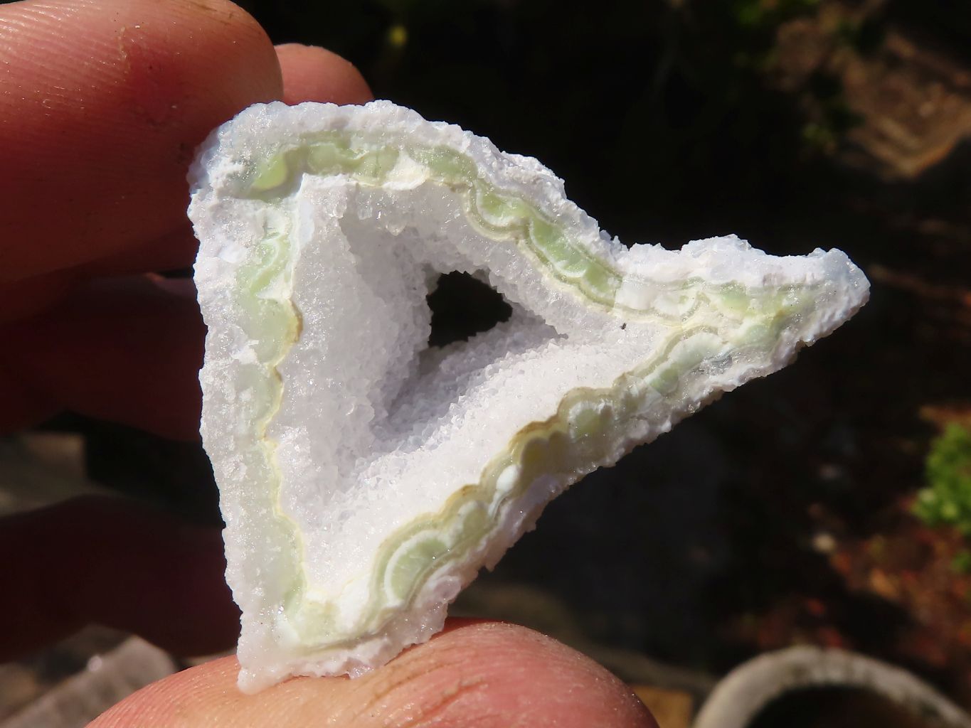 Natural Etched Blue Chalcedony Specimens  x 35 From Nsanje, Malawi - Toprock Gemstones and Minerals 