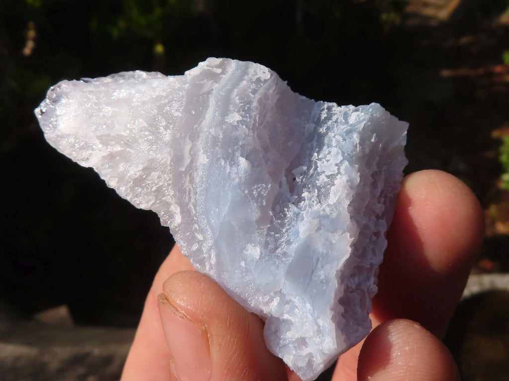 Natural Etched Blue Chalcedony Specimens  x 35 From Nsanje, Malawi - Toprock Gemstones and Minerals 