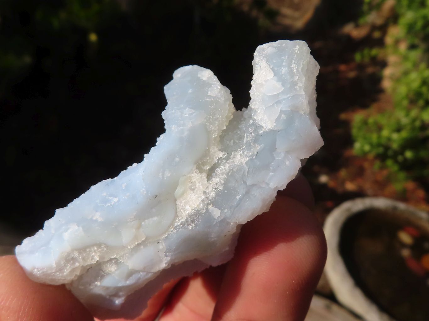 Natural Etched Blue Chalcedony Specimens  x 35 From Nsanje, Malawi - Toprock Gemstones and Minerals 