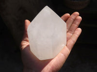 Polished Quartz Crystal Points x 2 From Zambia - Toprock Gemstones and Minerals 