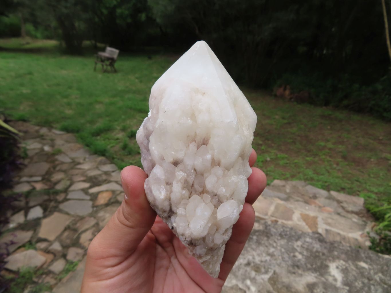 Natural Classic Large Pineapple Ananas Quartz Selected Crystals x 3 From Antsirabe, Madagascar - TopRock