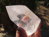 Polished Quartz Crystal Points x 2 From Zambia - Toprock Gemstones and Minerals 