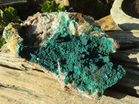 Natural Malachite In Matrix Specimens x 2 From Congo - Toprock Gemstones and Minerals 