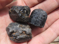 Polished Rough Black Tourmaline Schorl Specimens  x 1.9 Kg Lot From Zambia - TopRock