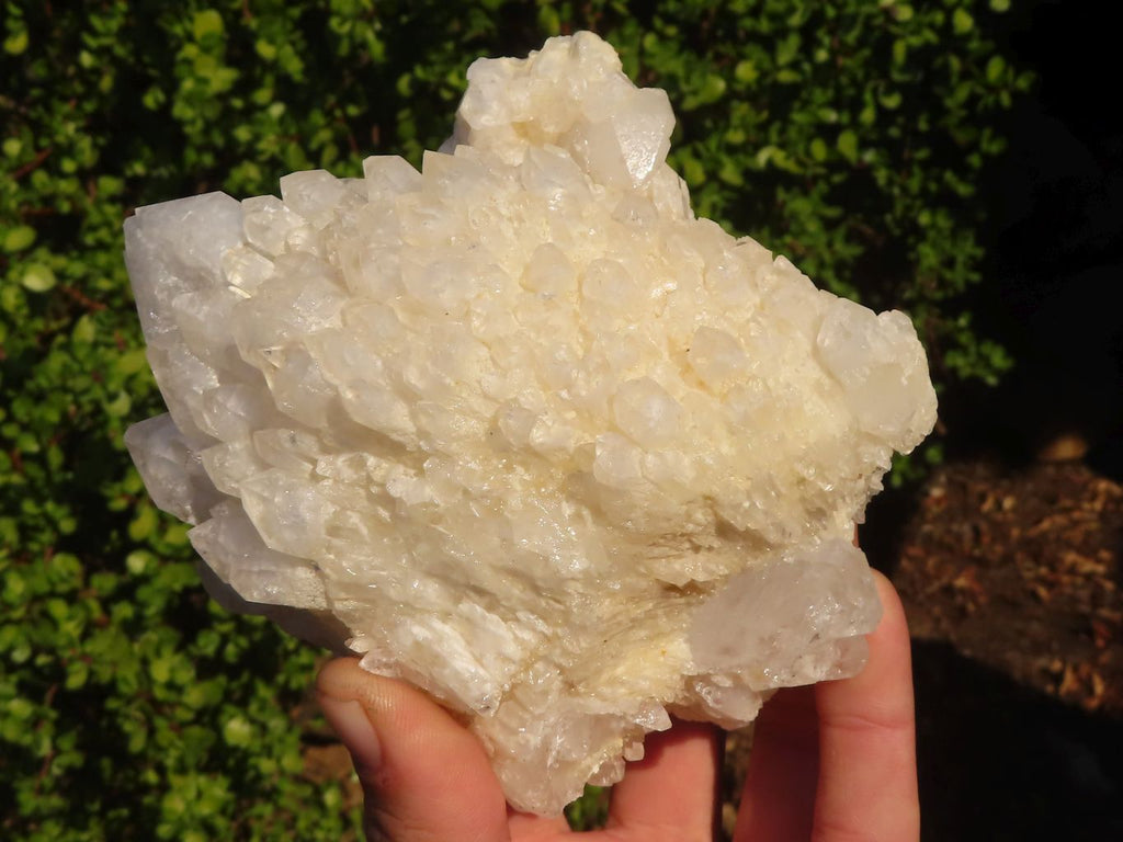 Natural "Cathedral Window" Candle Quartz Formations  x 3 From Madagascar - Toprock Gemstones and Minerals 