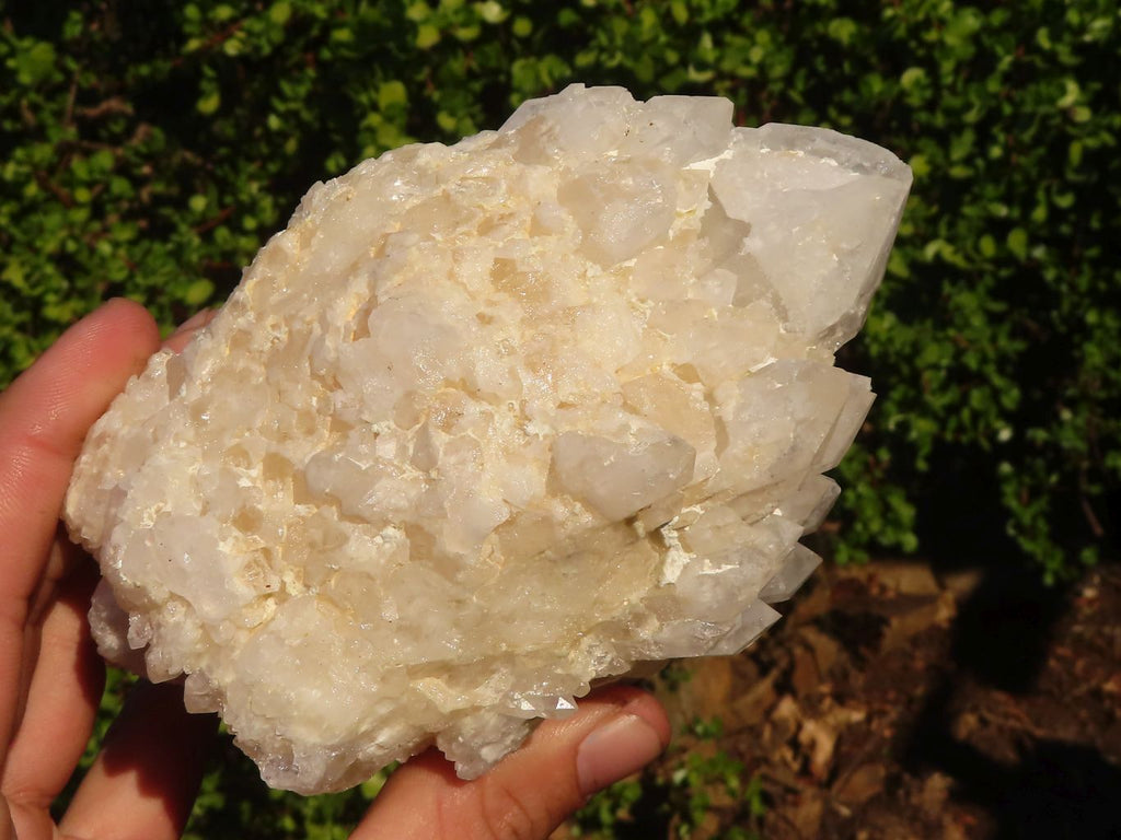 Natural "Cathedral Window" Candle Quartz Formations  x 3 From Madagascar - Toprock Gemstones and Minerals 