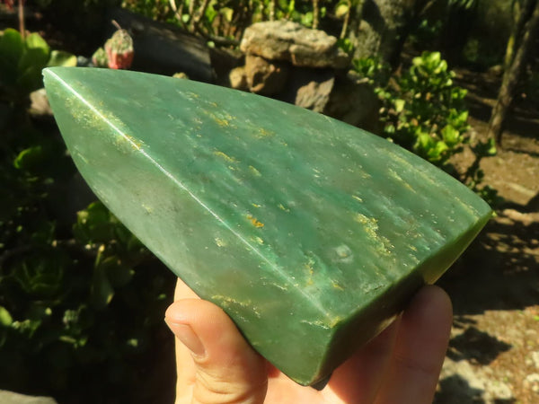 Polished Green Aventurine Free Forms  x 3 From Zimbabwe - Toprock Gemstones and Minerals 