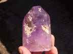 Polished Gorgeous Window Amethyst Crystals  x 5 From Madagascar - Toprock Gemstones and Minerals 