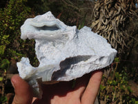 Natural Etched Blue Chalcedony Specimens  x 2 From Nsanje, Malawi - Toprock Gemstones and Minerals 