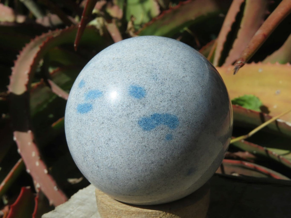 Polished Blue Spotted Spinel Spheres x 6 From Madagascar - TopRock