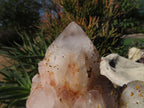 Natural Cascading Quartz Clusters With Cathedral Window Faces x 4 From Ambatfinhandrana, Madagascar - TopRock