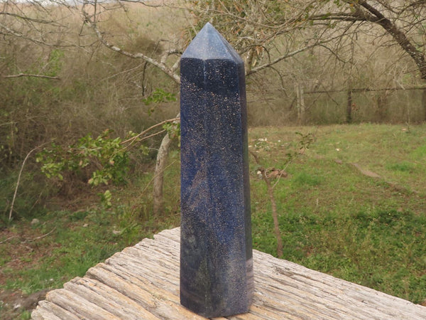 Polished Lovely Tall Lazulite Tower x 1 From Madagascar - TopRock