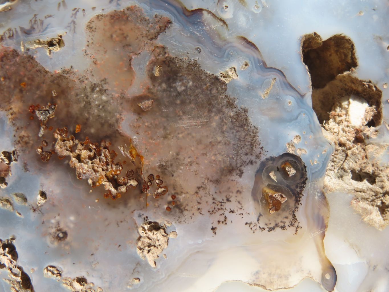 Polished Agate Standing Free Forms x 2 From Madagascar - Toprock Gemstones and Minerals 