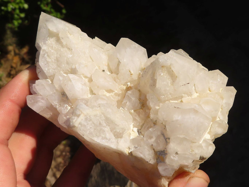 Natural "Cathedral Window" Candle Quartz Formations  x 3 From Madagascar - Toprock Gemstones and Minerals 