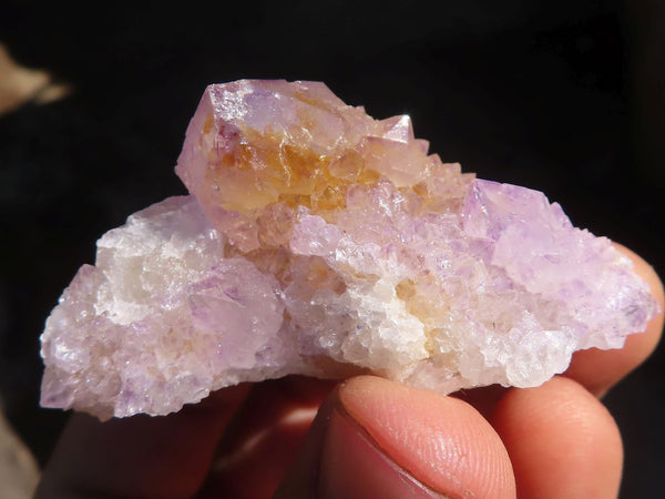 Natural Pale Lilac Spirit Amethyst Quartz Crystals  x 20 From Boekenhouthoek, South Africa