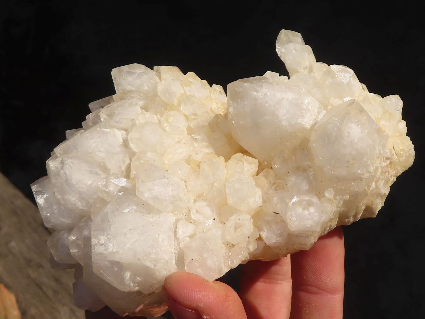 Natural "Cathedral Window" Candle Quartz Formations  x 3 From Madagascar - Toprock Gemstones and Minerals 