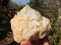 Natural "Cathedral Window" Candle Quartz Formations  x 3 From Madagascar - Toprock Gemstones and Minerals 