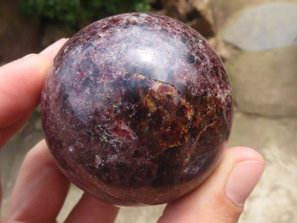 Polished Red Pyrope Garnet Spheres  x 6 From Madagascar - TopRock