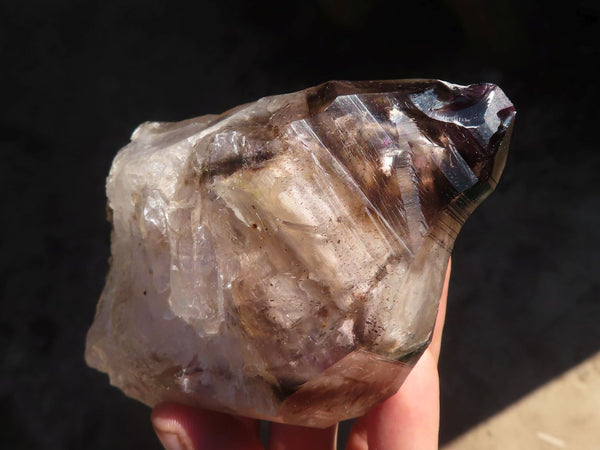 Natural Large Clear & Smokey Quartz Crystal Specimens  x 3 From Brandberg, Namibia