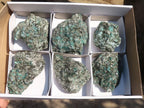 Natural Rare Emerald Mica In Matrix Cobbed Specimens x 6 From Mutoko, Zimbabwe - Toprock Gemstones and Minerals 