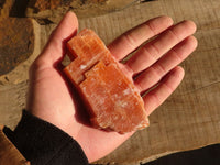 Natural New Sunset Orange Calcite Specimens x 12 From Spitzkop, Namibia - Toprock Gemstones and Minerals 
