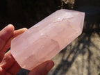 Polished Pink Rose Quartz Points x 2 From Antsirabe, Madagascar - Toprock Gemstones and Minerals 