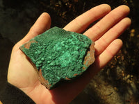 Natural Crystalline Malachite Specimens  x 6 From Congo - Toprock Gemstones and Minerals 