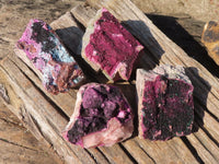 Natural Pink Salrose Cobaltion Dolomite Specimens  x 4 From Kakanda, Congo - Toprock Gemstones and Minerals 