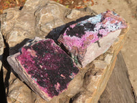 Natural Pink Salrose Cobaltion Dolomite Specimens  x 4 From Kakanda, Congo - Toprock Gemstones and Minerals 