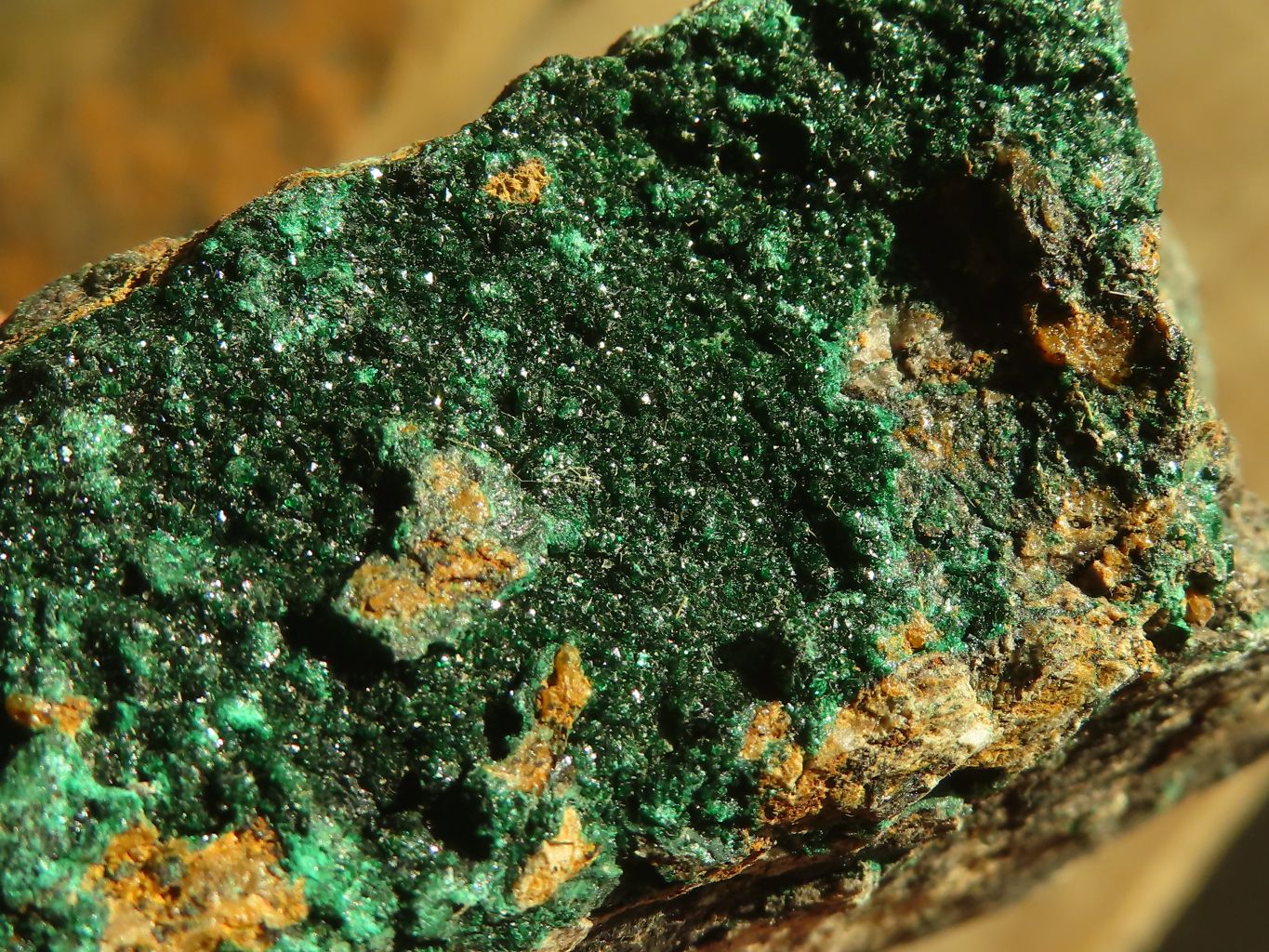 Natural Crystalline Malachite Specimens  x 6 From Congo - Toprock Gemstones and Minerals 