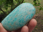 Polished Blue Amazonite Standing Free Forms  x 6 From Zimbabwe - TopRock